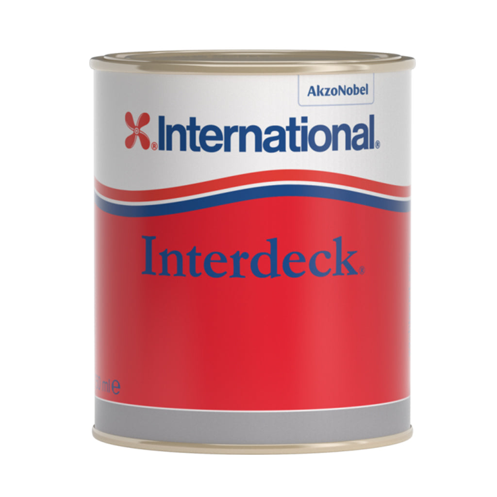 Acabado de poliuretano marca international interdeck pintura nautica antideslizante cubierta